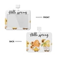 thumbnail image 2 of Susaid Hello Spring Sunflower Gnomes Print ID Badge Holder with Double-Sided Windows Horizontal Hard Plastic Case Black Card Protector Pouch for Office School ID Credit Cards, 2 of 7