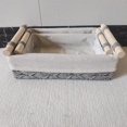 thumbnail image 3 of LCXmlly Woven Storage Basket 2Pcs/Set Desktop Storage Basket Modern Rustic Handmade Wooden Multifunctional Countertop Makeup Sundries Snack Organizer, 3 of 8