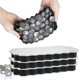 thumbnail image 1 of Ice Cube Tray 2-pack, 37 Compartment Ice Cube Tray Silicone With Lid Bpa Free Ice Cube Ice, 1 of 4