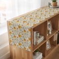 thumbnail image 6 of Table Runners 72 Inches Long Dress Scarves, Spring Daisy Farmhouse Kitchen/Dining Table Runner, Coffee Tablerunners, Country Vintage Yellow White Floral Leaf 16x72 Inch, 6 of 9