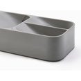 thumbnail image 4 of Jinsinto Compact Cutlery Drawer Organizer, 6 Compartments, Holds 24+ Pieces - Gray, 4 of 5