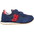 thumbnail image 3 of Saucony Boy's Baby Jazz Hook & Loop Sneaker, Navy RED, 5.5 Wide Toddler, 3 of 3