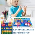 thumbnail image 2 of Learning Numbers Felt Board Early Educa tion Math Games for Preschool Travel, 2 of 8