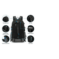 thumbnail image 3 of Mochila impermeable 50l para senderismo Negra Malubero  Malu512, 3 of 5