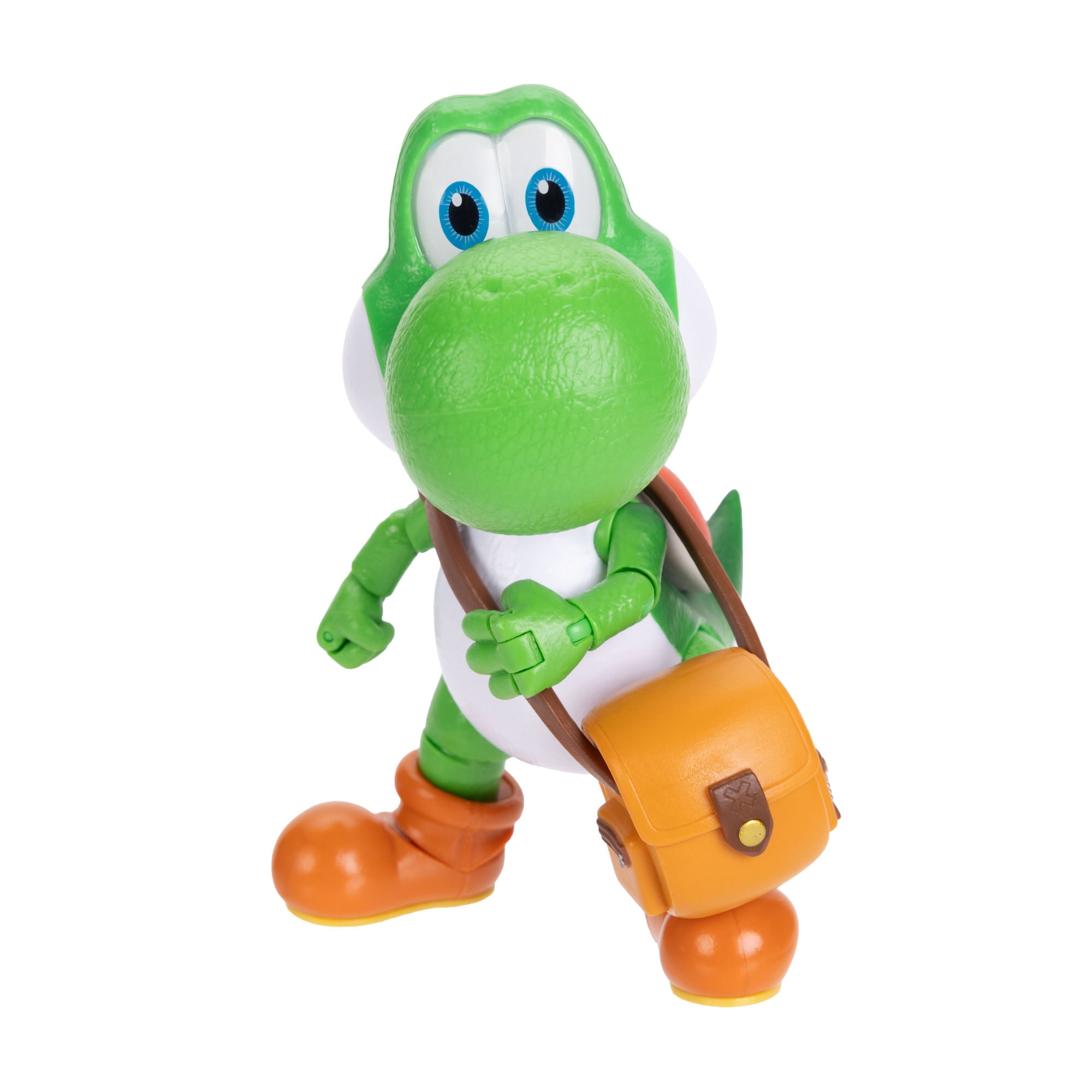 The Super Mario Galaxy Movie - 5 inch Action Figure Series – Yoshi Figure with Hat, Sunglasses, and Satchel Accessories