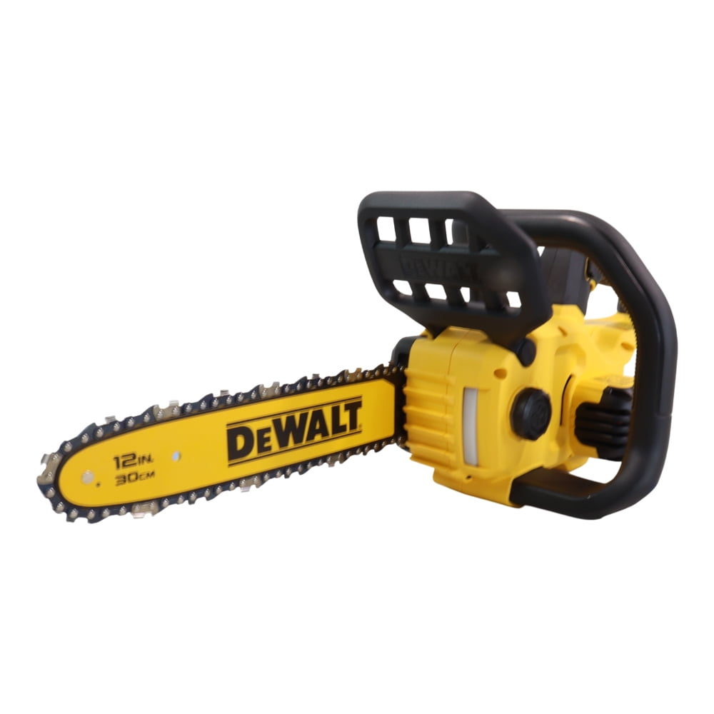 DEWALT 20V MAX* Compact 12 in. Brushless Cordless Chainsaw with Low-Kickback Bar and Chain, Gas-Free Operation for Pruning and Cutting, Battery and Charger Sold Separately (DCCS621B Bare Tool Only)