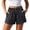 Black, variant on Women's Athletic Shorts Summer Loose Casual Sports City walking with stretch