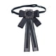 thumbnail image 3 of Pajarita negra para mujer, insignia, accesorio de ropa elegante para camisa, vestido de graduación Correa, 3 of 9