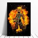 thumbnail image 4 of Cuadro Decorativo Gogeta Neon Orange Canvas Listo Para Colgar 35x55cm Jungle Art Impresion Tela Arte, 4 of 6