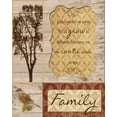 thumbnail image 2 of Greene, Taylor 20x24 Black Ornate Wood Framed with Double Matting Museum Art Print Titled - Family Tree, 2 of 4
