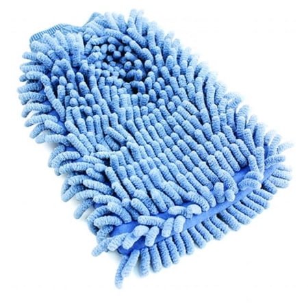 DESERT EQUESTRIAN 2412-3 020186 Sport Horseshoes Microfiber Wash Mitt, Blue