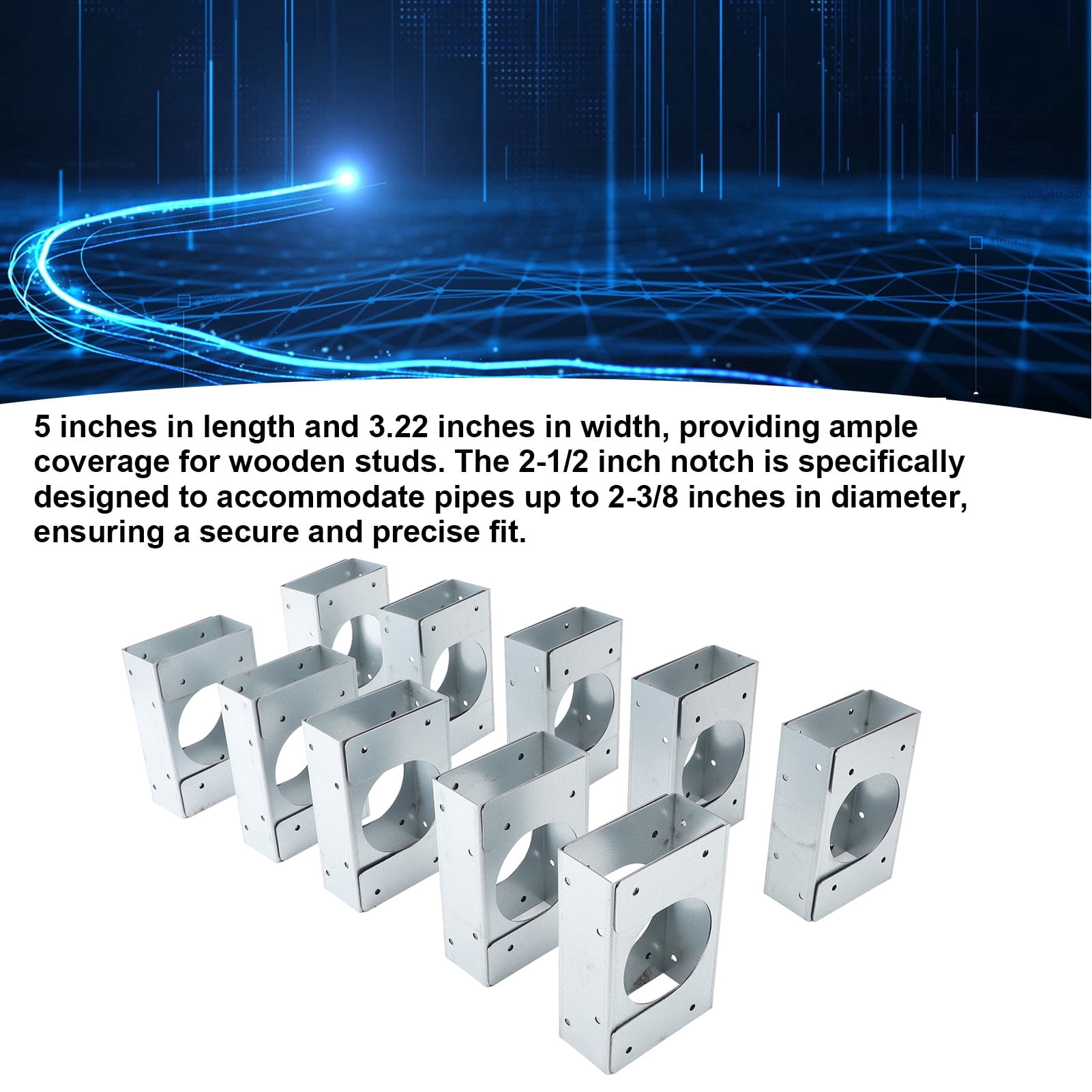 Stainless Steel Wood Stud Shoe, 20pcs Wood Stud Shoe Extra Support