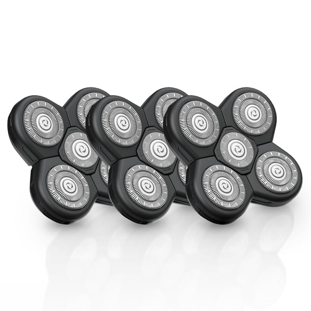 Freebird FlexSeries Blade Paquete de 3 recambios: sin irritación, golpes de afeitar o pelos encarnados, diseño ultra afilado, duradero, seguro para el cuero cabelludo, instalación QuickSnap, reemplaza