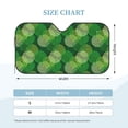 thumbnail image 3 of Bingfone Green Flower Car Windshield Sunshade,Sun Foldable Sun Shield Sun Visor for Car - Small, 3 of 8