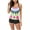Yellow, variant on Plus Size Tankini Swimsuits for Women Retro Print Bathing Suits Two Pieces Modest Swimming Wear Sports Tank Tops with Boyshorts Tummy Control Swimwear