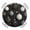 Black White, variant on Blue Floral Spring Round Tablecloth for 36-44 Inch Tables,Fitted Table Cover with Elastic Edge,Vintage Summer Botanical Watercolor Waterproof Outdoor Table Cloth Protector for Patio Garden Dinner