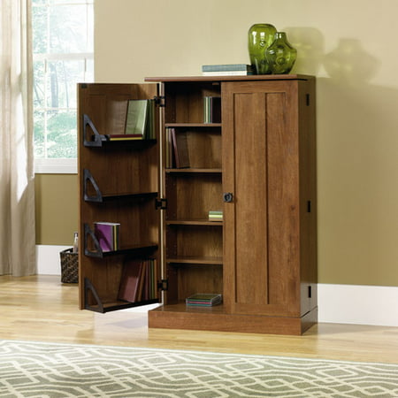 Sauder August Hill Multimedia Storage Cabinet - Oiled Oak ...