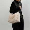 thumbnail image 2 of Furry Purse Winter Fluffy Bags for Women Fuzzy Tote Bag Handbags Faux Fur Bag Fluffy Shoulder Crossbody Bag, 2 of 8