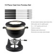 thumbnail image 3 of Swissmar Lucerne Matte Negro Juego de Fondue de Hierro Fundido de 10 Piezas, 3 of 5