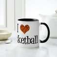 thumbnail image 6 of CafePress - I Heart Basketball Mug - 11 oz Ceramic Mug - Novelty Coffee Tea Cup, 6 of 6