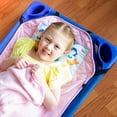 thumbnail image 3 of Wildkin Modern Nap Mat with Elastic Corner Straps for Toddler Boys and Girls, Daycare and Preschool (Mermaids Blue), 3 of 9