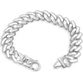 thumbnail image 4 of Pompeii Men's Cuban 14k Gold (84gram) or Platinum (159gram) 14mm Link Bracelet 8.5" (,), 4 of 6