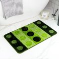 thumbnail image 1 of Alfombras flocadas de doble capa, dormitorio doméstico, baño, alfombras antideslizantes absorbentes, 1 of 5