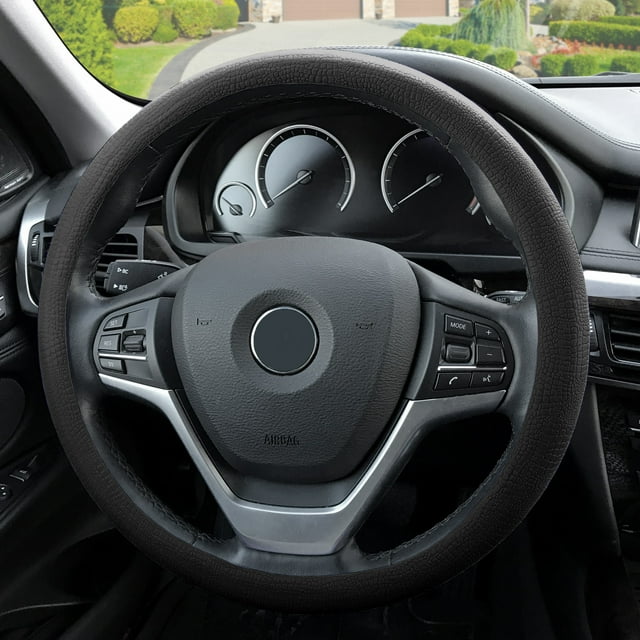 FH Group Silicone Steering wheel cover 14 Colors Python Snake Skin Design, Steering Cover