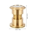 thumbnail image 2 of PAMINGONO Anti Fog Peephole Door Viewer Zinc Alloy Wide Viewing Angle for Hotel Installation 1Pcs, 2 of 8