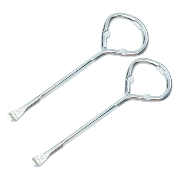BESTOYARD Can Opener Silver M10 Material Manual Tool for Metal Cans and Buckets 2Pcs