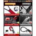 thumbnail image 4 of Ouvra Titan Car Lock, Titan Lock Steering Wheel Locks, Anti Theft Car Security Device with 3 Keys, Fits Most Vehicles, Trucks, SUVs, and Vans (1pc,Black), 4 of 7