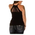 thumbnail image 2 of Liberty Wear Women's Embellished Ghost Rider Cut Sleeveless Tank Top (XL), 2 of 2