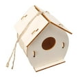 thumbnail image 4 of Wmool Bird House Nesting Feeding Nature Feeder Robin Sparrow X4Y4 Box Hanging, 4 of 8