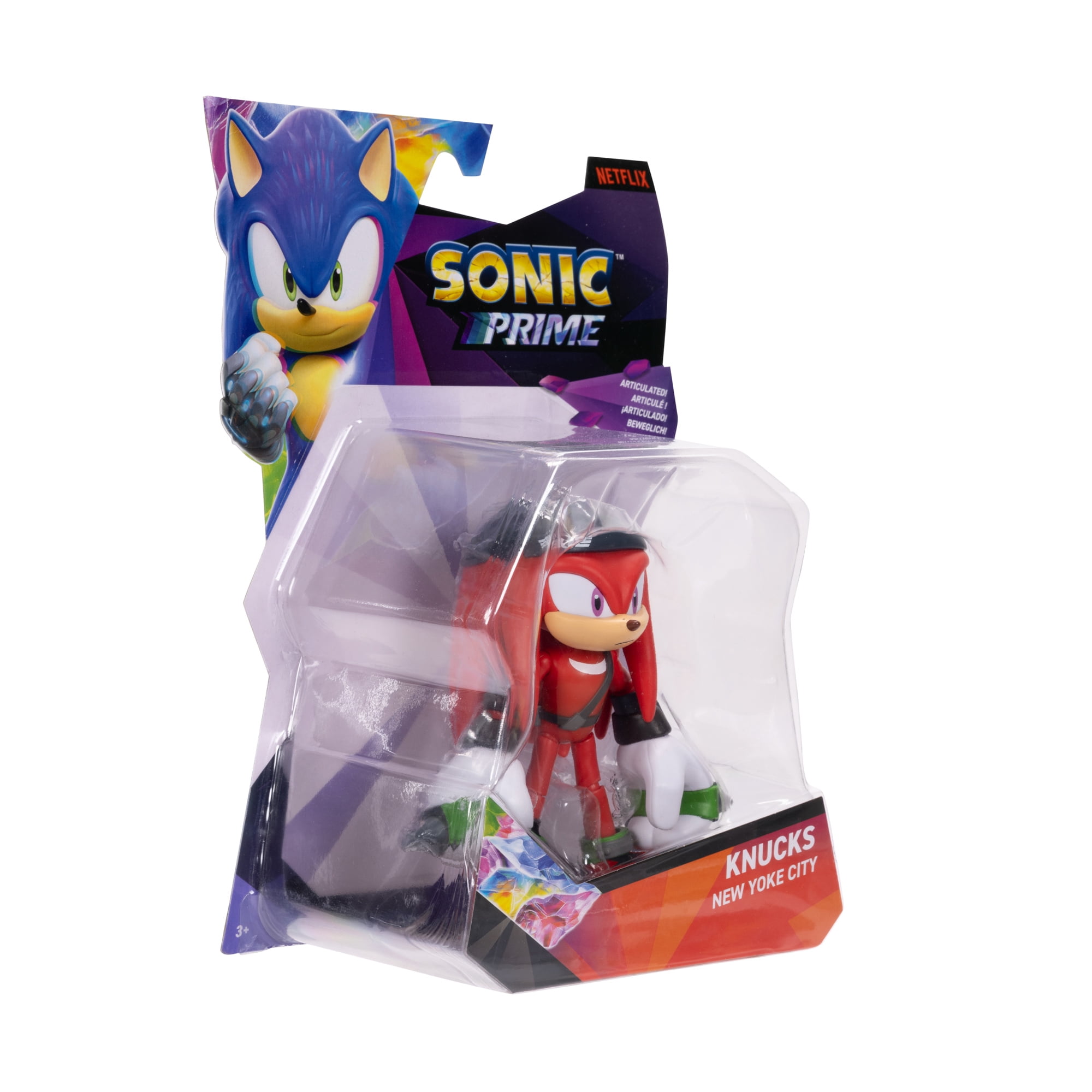 Sonic Child Sonic Prime Articulated Figure, Plastic Black, 0.43 lb, 10" 7.5"