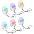 thumbnail image 1 of Qianyu 6 Pack Keyboard Fidget Toy Fidget Clicker Keyboard Keychain Decompression Button Finger Clicker Toys Keycap Fidgets Keychain for Adults DIY Crafts Party Supplies, 1 of 5