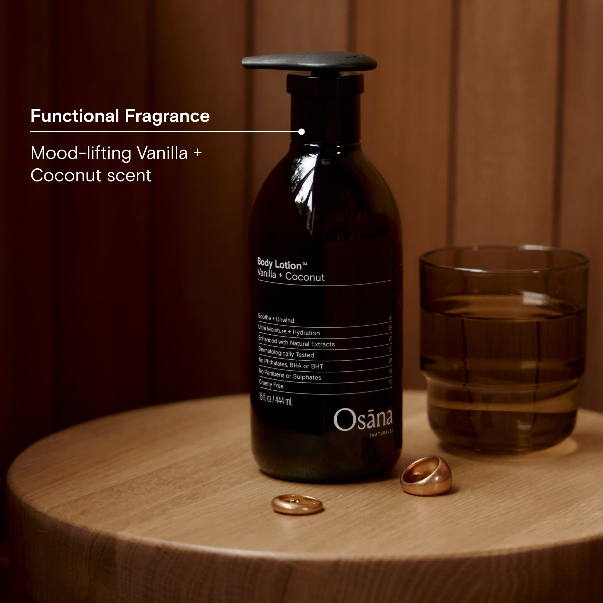 Osana Naturals Ultra Moisture + Hydration Body Lotion in Vanilla + Coconut for Dry Skin