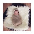 thumbnail image 4 of Faux Fur Photography Photo Prop Baby Newborn Blanket Background Backdrop Rug-Pink, 4 of 5