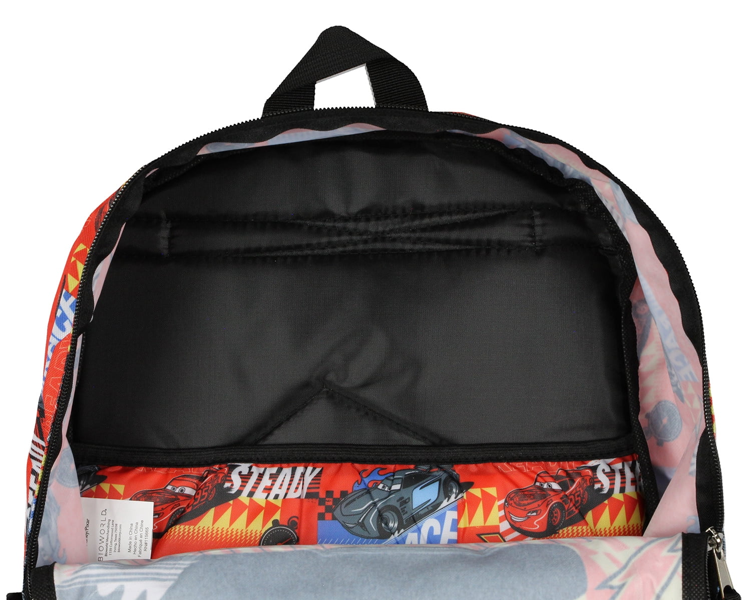Disney Cars Taking The Lead by Seven Times Six Lightning McQueen Jackson Storm Backpack with Lunch Box 5-Piece Set