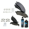 thumbnail image 3 of TRQ Front & Rear Ceramic Brake Pad Kit w/Fluids for Dodge Dakota Durango Ram BFA15291 Fits select: 2013-2018 RAM 1500, 2006-2011 DODGE RAM 1500, 3 of 4