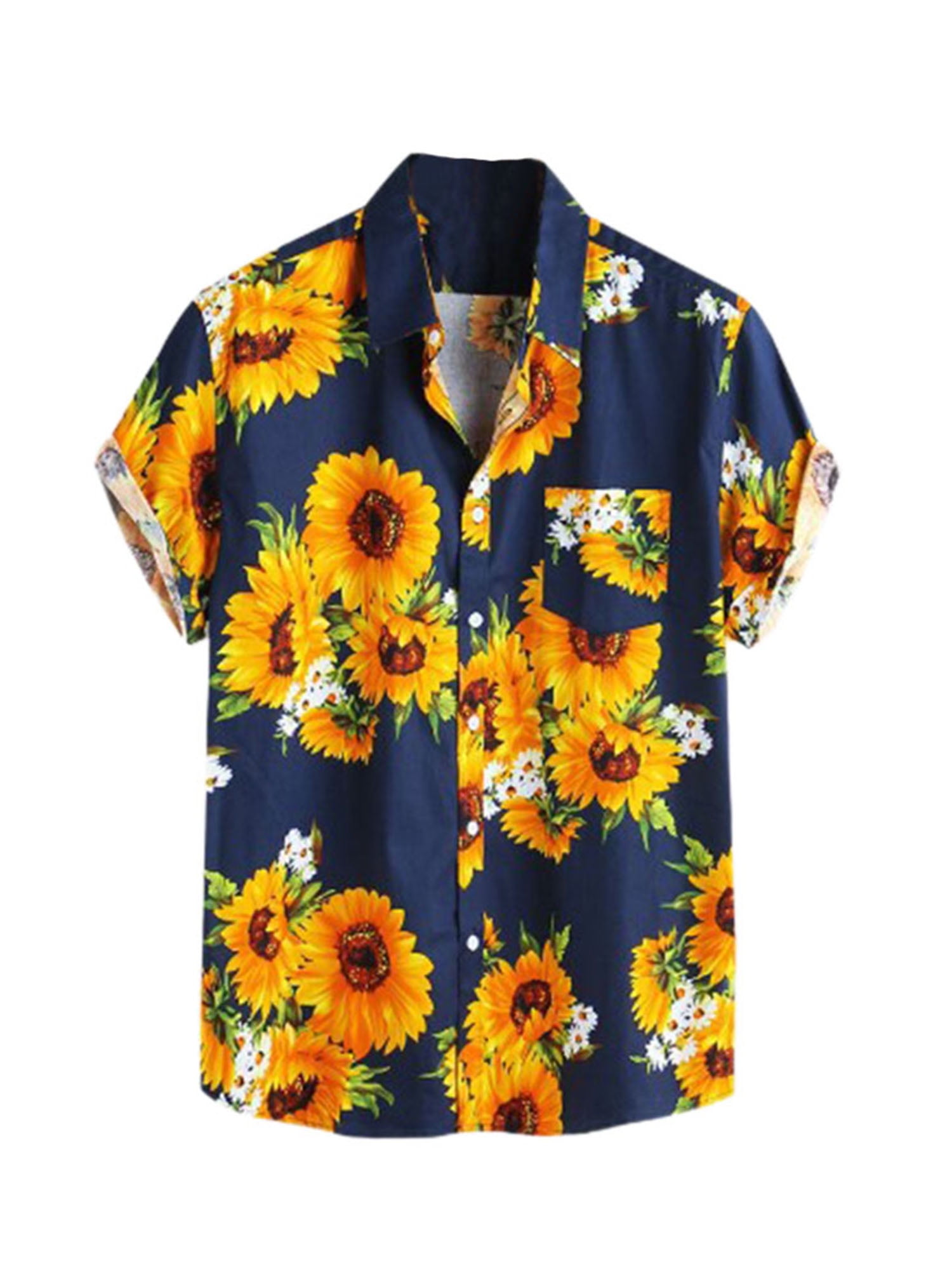sunflower print shirt