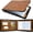 Brown, variant on Zippered 7 Ring Business Checkbook Binder Portfolio for 3-on-a-Page Business Checks, 600 Checks Capacity, PU Leather Check Book Binder Cover for 9x13 Sheets, Built-in Storage Organizer, Black