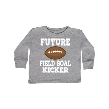 

Inktastic Football Future Field Goal Kicker Gift Toddler Boy Girl Long Sleeve T-Shirt