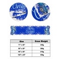 thumbnail image 6 of Xipuska Blue Christmas Truck Bed Runners for King Size Bed, Decorative Bed Throws for Foot of Bed, Xmas Tree Snowman Snowflake Bed Runner Sofa Throw Bedding Scarf Protector Slipcover for Bedroom, 6 of 6