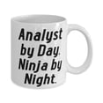 thumbnail image 2 of Analyst by Day. Ninja by Night. Analyst 15oz Mug, Cute Analyst, Cup F Friends, 2 of 2