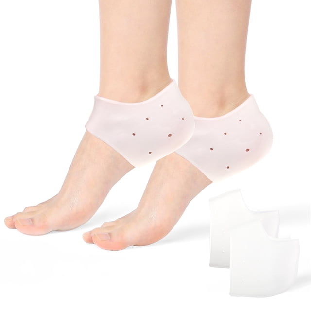 Qarigey 1 par de tirantes de silicona para el talón, protectores antideslizantes para pies, plantilla de Gel transpirable, inserciones para Type11 NO11