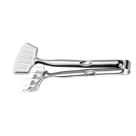 

Thinsont Stainless Multipurpose Fish Frying Bread Clip Fried Steak Clamp Barbecue Tongs Turner