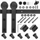 thumbnail image 5 of Kit de Herrajes para Puerta Corredera de Granero de 6.6 Pies,Resistente Kit de Riel de Puerta Corredera,para Una Sola Puerta,con Instrucciones de Instalación,para Graneros,Trastero,Garajes,etc, 5 of 9