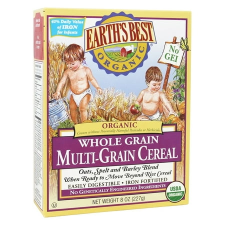 Earth's Best: Organic Whole Grain Multi-Grain Cereal, 8 oz