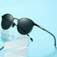 thumbnail image 2 of Polarized Sunglasses for Women and Men Metal Frame Fashion UV Protection TAC Lenses Half Frame Driving and Outdoor, 2 of 2