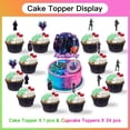 thumbnail image 4 of Descendants Party Supplies Plates Decorations Birthday Cake Topper Banner Decor Backdrop Balloons, 4 of 6
